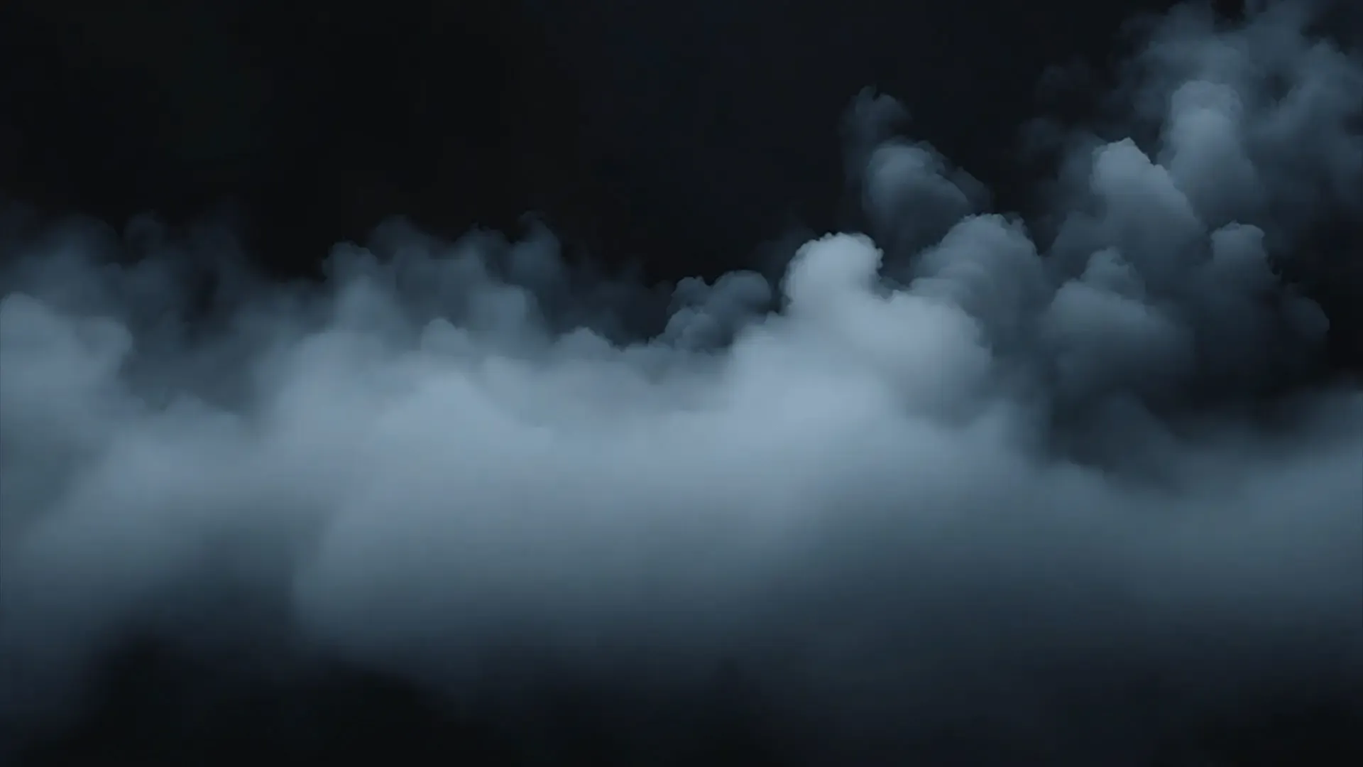 Dark Smoke Cloud Particle Overlay for Title Animation